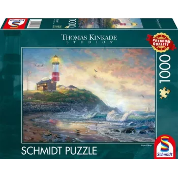 Thomas Kinkade Studios: Faro de la esperanza, Puzzle 1000 piezas