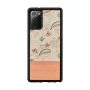 Funda para móvil Man and Wood para Samsung Galaxy Note 20 — flor rosa sobre negro