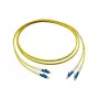 GoodConnections Cable de red de fibra óptica dúplex OS2 (monomodo, 9/125) LC/LC, LSZH, polaridad reversible, 15 m