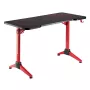 Mesa gaming MACLEAN RS163 RGB LED, gran superficie de trabajo, carga máx. 100 kg, altura máx. 760 mm