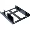 Marco de montaje ultron interno 2x2.5 SSD/HDD metal negro (377215)
