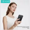 Batería externa usams PB80 PD20W 10000mAh — cargador portátil, negro