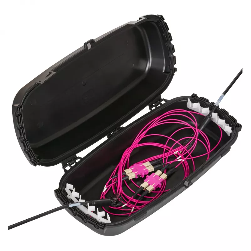 Caja exterior IP54 plegable negra 32x22x13cm