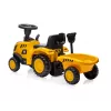CAT Vehículo Tractor con remolque amarillo para montar
