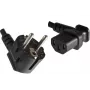 Microconnect PE010518L Cable de alimentación negro 1,8 m CEE7/7 conector hembra C13