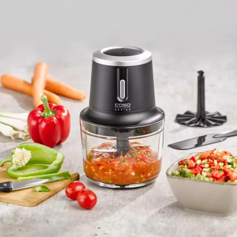 Caso | Picadora multiusos | Chop & Go | Negro | 200 W