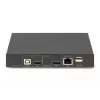 DIGITUS DS-12901 - Conmutador KVM/audio/USB - 4K 30 Hz, entrada USB-C/USB/HDMI, salida HDMI, red