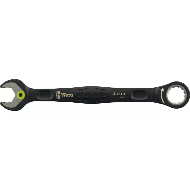 Wera 6000 Joker Black Edition juego de llaves combinadas de carraca, 11 uds.