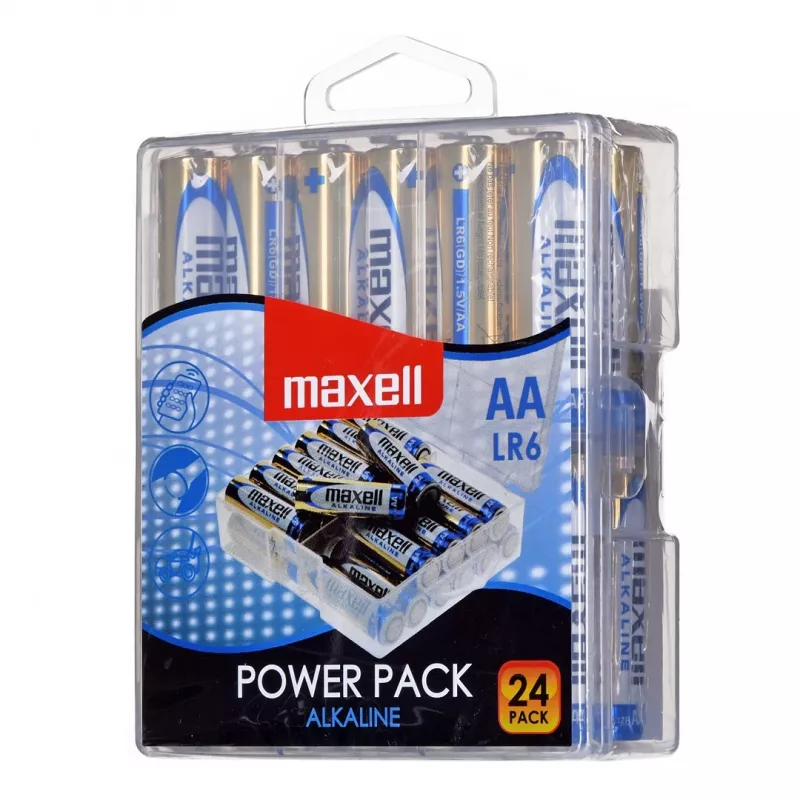 Pila alcalina MAXELL LR6 VALUE BOX, 24 uds.
