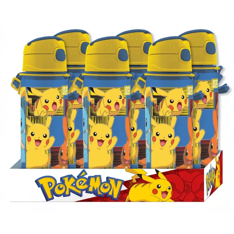 Botella de aluminio 600 ml Pokemon