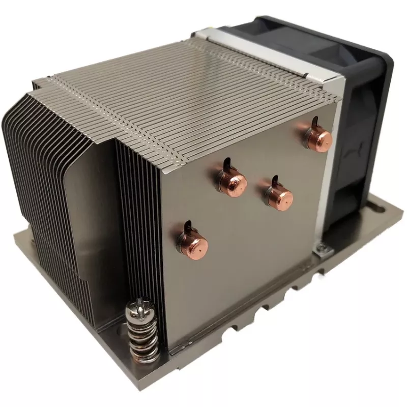 Ventilador de CPU Inter-Tech A-26 6 cm Negro Plata