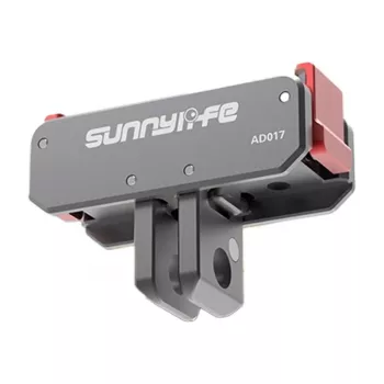 Adaptador giratorio magnético de 180° Sunnylife AD017 para cámaras de acción deportivas, giro de 180°