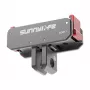 Adaptador giratorio magnético de 180° Sunnylife AD017 para cámaras de acción deportivas, giro de 180°