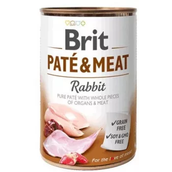 Brit Paté & Meat with Rabbit comida húmeda para perros 400 g