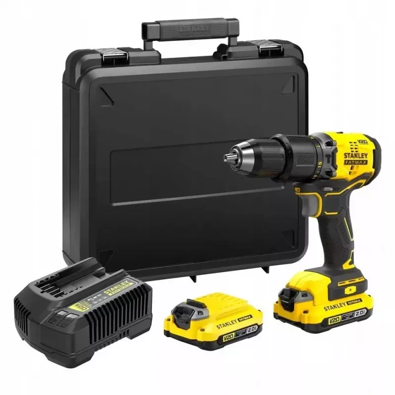 Taladro atornillador sin escobillas 18V FATMAX V20 2x2.0Ah Maletín