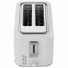 Tostadora eléctrica, blanca, 220-240V, 50-60Hz, 920-1080W, 2 ranuras, 3 modos, 7 niveles de tostado