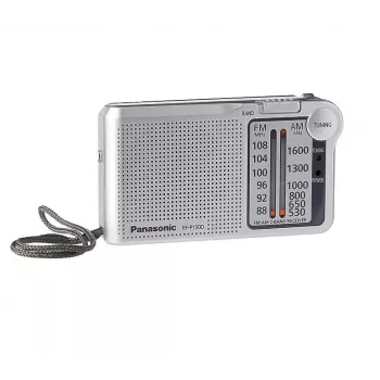 Radio analógica portátil Panasonic RF-P150DEG plata