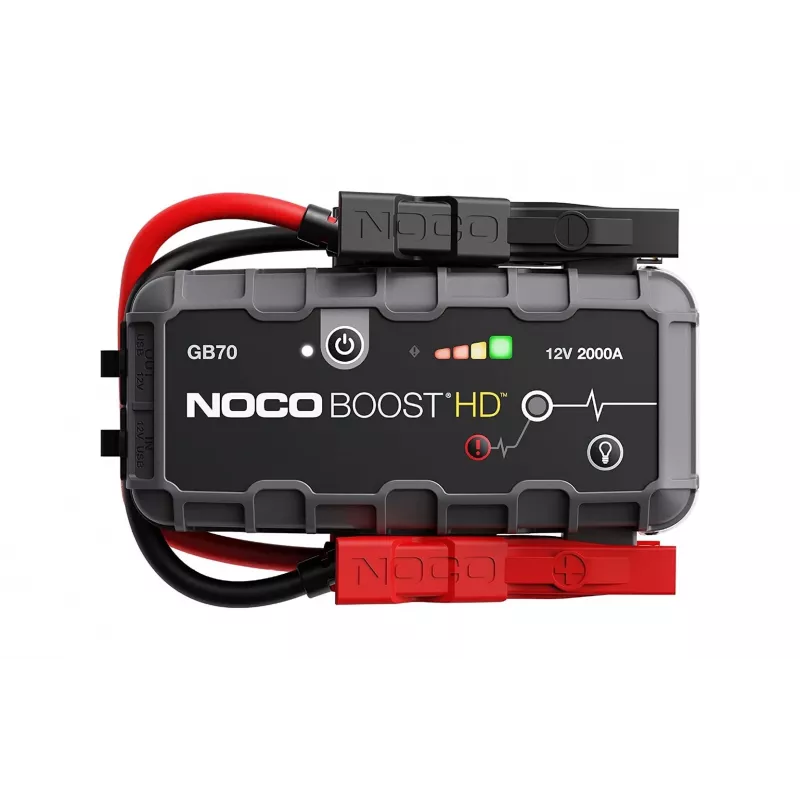 NOCO GB70 Boost 12V 2000A Arrancador con batería integrada de 12V/USB