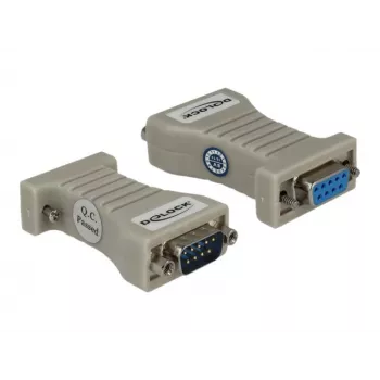 DeLOCK 62920 Convertidor serie de RS-232 DB9 hembra a RS-422/485 DB9 macho, ESD 15 kV