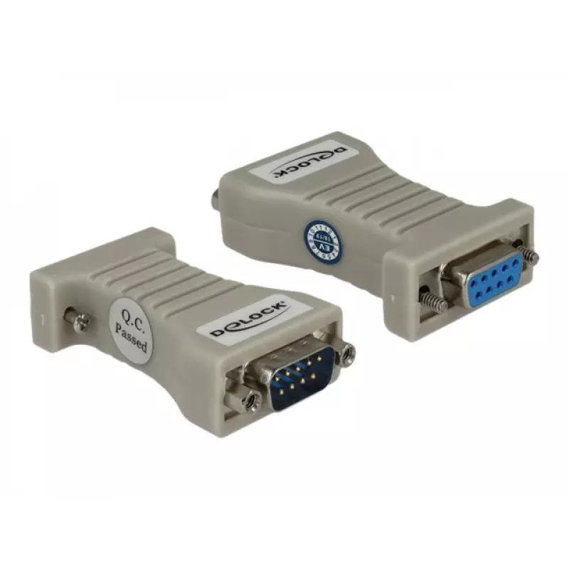 DeLOCK 62920 Convertidor serie de RS-232 DB9 hembra a RS-422/485 DB9 macho, ESD 15 kV
