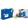 Cierrabolsas agipa Modelo 17522, azul, para bolsas de hasta 12 mm de ancho, 1 ud.