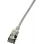 Logilink Ultraflex SlimLine - cable de red - RJ-45 (M) a RJ-45 (M) - 5 m - 3,8 mm - apantallado PIMF - CAT 6a - apantallado, libre de halógenos, encapsulado - gris, RAL 7035 (CQ9072S)
