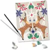 Set de pintura Ravensburger CreArt – Ciervo navideño (set de pintura creativo)