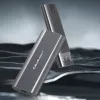 Carcasa | caja NV2271 para disco M.2 SSD | SATA | NVMe | USB-C | 2TB