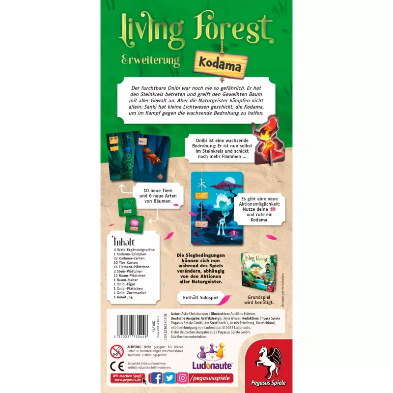 Living Forest: Kodama, expansión de juego de mesa
