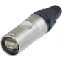 Conector de cable Neutrik NE8MX6-T RJ-45 aluminio - negro (NE8MX6-T)