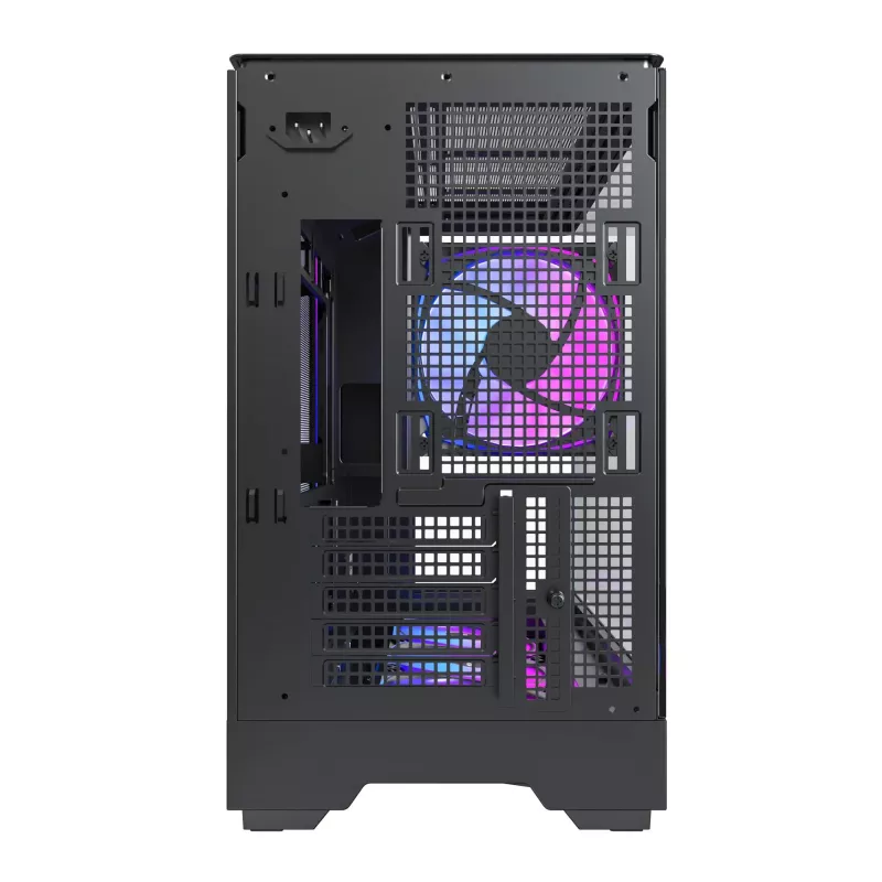 Caja de PC Montech KING 15 PRO negra — Midi-Tower para micro ATX / Mini-ITX