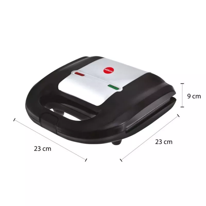 ELDOM Sandwichera RUDDY, 750 W, placas de granito