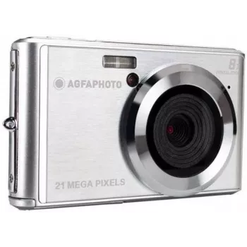 AgfaPhoto DC5200 - Cámara digital - Cámara compacta - 21,0 MPix - 720p - Plata (DC5200-SIL)