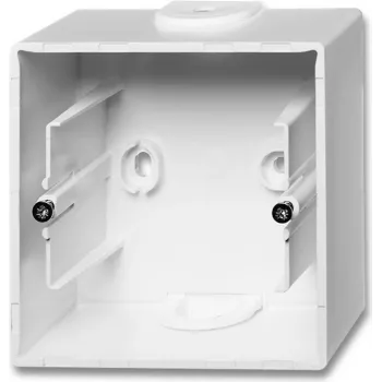 Canaleta Busch-Jaeger 2CKA001799A0897, blanca, 80×43×80 mm