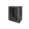 DIGITUS Dynamic Basic DN-19 16-U-EC-SW - armario - armario de red - apto para montaje en pared - RAL 9005 - 16U - 48,3 cm (19