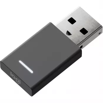 Logitech Unifying + Audio Receiver UC - Receptor de audio inalámbrico para auriculares, ratón, teclado (981-00