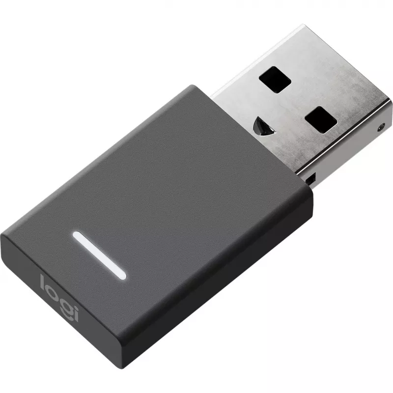 Logitech Unifying + Audio Receiver UC - Receptor de audio inalámbrico para auriculares, ratón, teclado (981-00