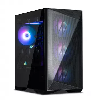 Zalman Z9 Iceberg MS negro caja de PC ATX mid tower con 4 ventiladores ARGB de 140 mm - torre midi/mini - ATX