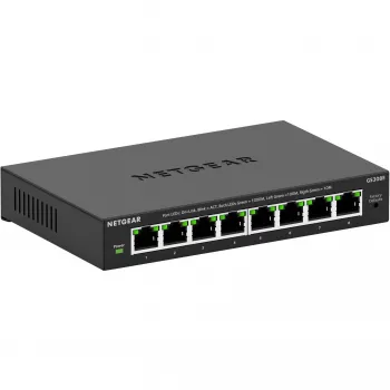 NETGEAR GS308E switch gestionado L2/L3 Gigabit Ethernet (10/100/1000) negro