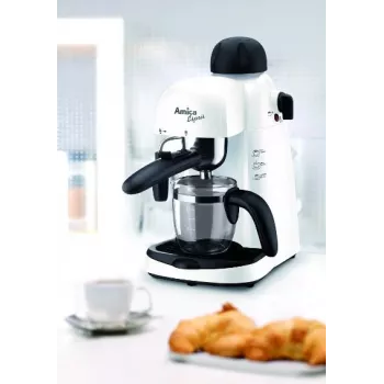 Cafetera expreso blanco-negro CD1011