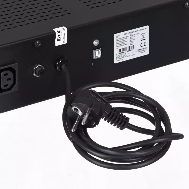 SAI EVER ECO Pro 1200 AVR CDS 19 (Rack; 1200VA) (W/EAVRRM-001K20/00)