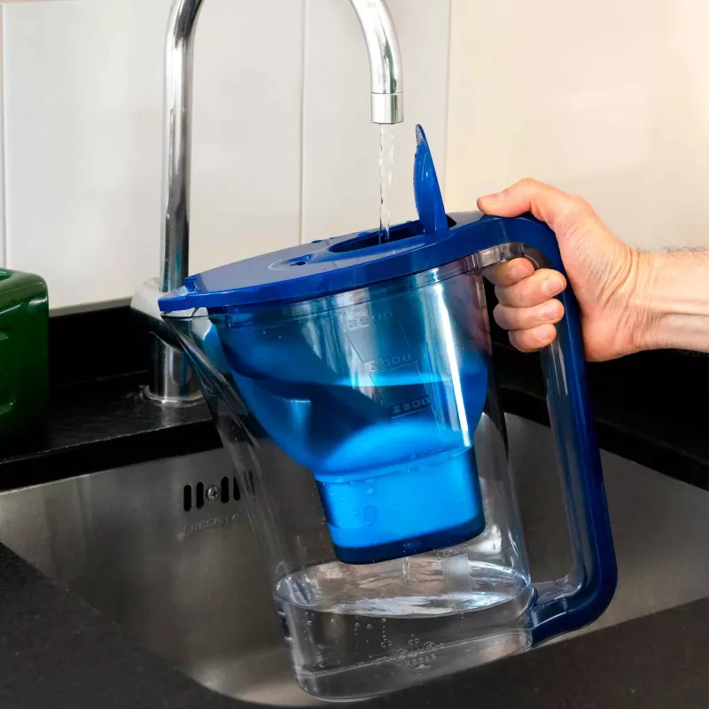 Filtro de agua de mesa JATA HJAR1003 3,5 L azul transparente