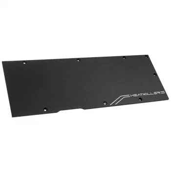 Backplate Watercool 16070 — pieza de sistema de refrigeración para PC de aluminio, negro, 1 ud.