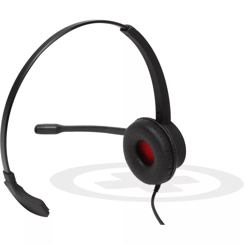 Auriculares USB mono Plusonic 10.1P — auriculares USB de una sola oreja compatibles con Teams y Skype