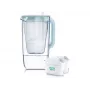 Jarra filtrante de agua BRITA Glass Jarra ONE con 2 cartuchos MAXTRA+ PRO (modelo 126032)