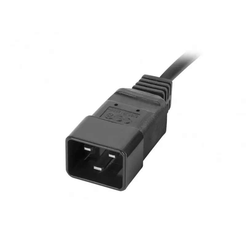 Lanberg PDU-08I-0200-C20-BK unidad de distribución de corriente (PDU) 1U negro 8 salidas AC (PDU-08I-0200-C20-BK)