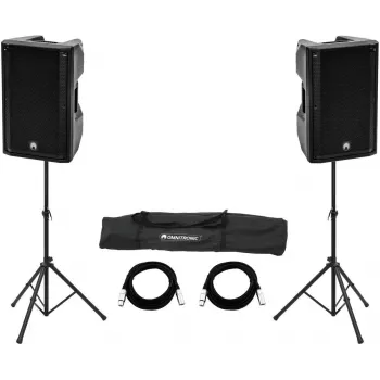 Set de altavoces activos Omnitronic XKB-215A — 2 controladores de 15