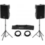 Set de altavoces activos Omnitronic XKB-215A — 2 controladores de 15
