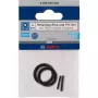 Set anillo de retención y pasador, para vaso de impacto PRO 1/4, seguro negro, 4 piezas