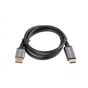 Cable DisplayPort(M)-HDMI(M) 1 m 4K negro y plateado